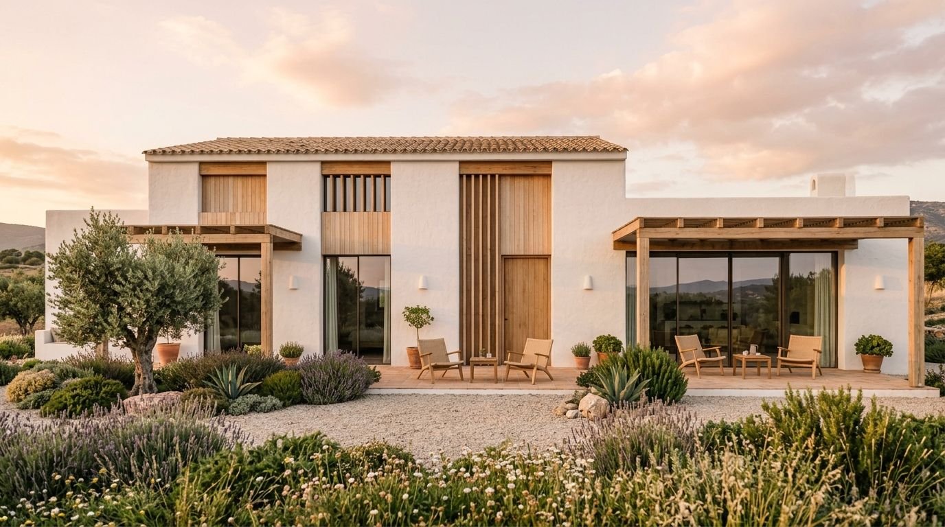 Vivienda unifamiliar de estilo mediterráneo contemporáneo en Andalucía